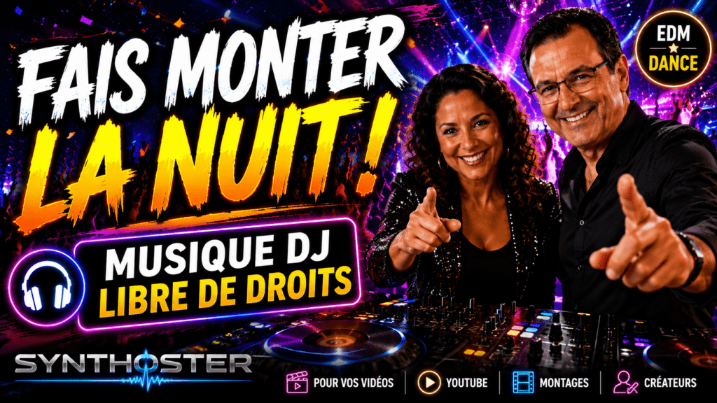 Fais monter la nuit musique dj libre de droits